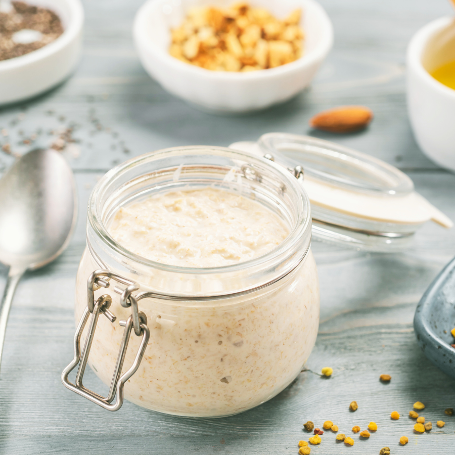 Discover a refreshing summer treat with our nutritious overnight oats recipe. Packed with gluten-free sprouted rolled oats, chia seeds, coconut, and a hint of semi-sweet chocolate, this cool and creamy breakfast is perfect for a healthy start to your day. Visit HMH Counseling for more holistic wellness tips!